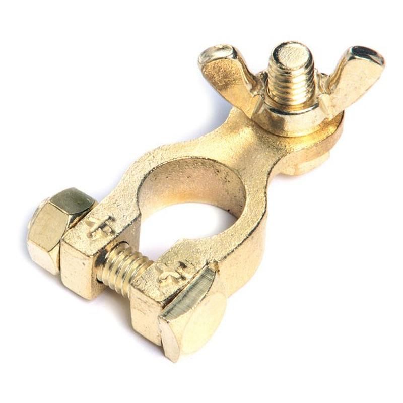 GROTE LIGHTING 84-9124 Marine Lug Connectors, Positive, 5/16" Brass, Bulk