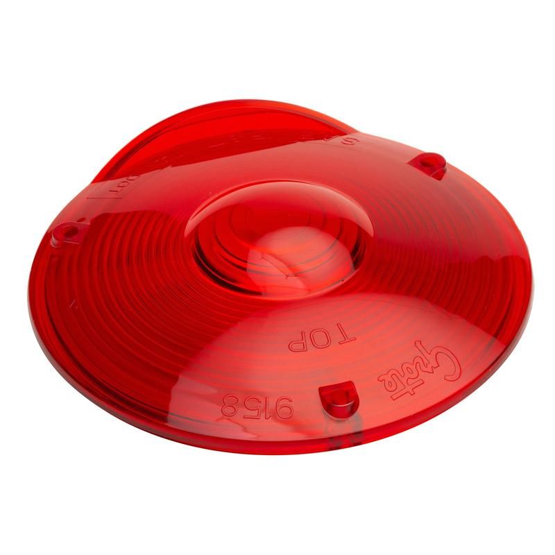 GROTE LIGHTING 91582 Stop Tail Turn Replacement Lenses, Red
