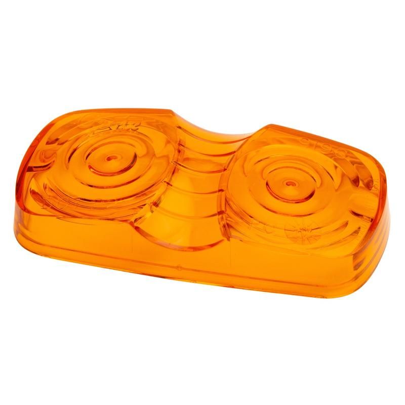 GROTE LIGHTING 91963 Clearance Marker Replacement Lenses, Two-Bulb Square Lens, Amber