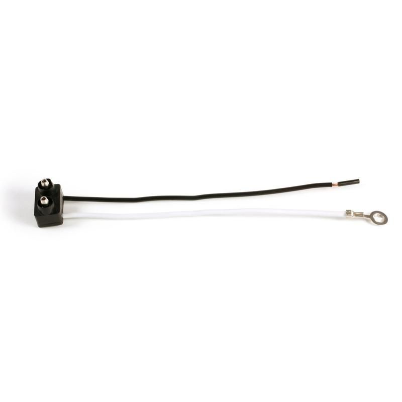 GROTE LIGHTING PGT6710NPG Two-Wire 90° Pigtail for Female Pin Lights, 6" Long