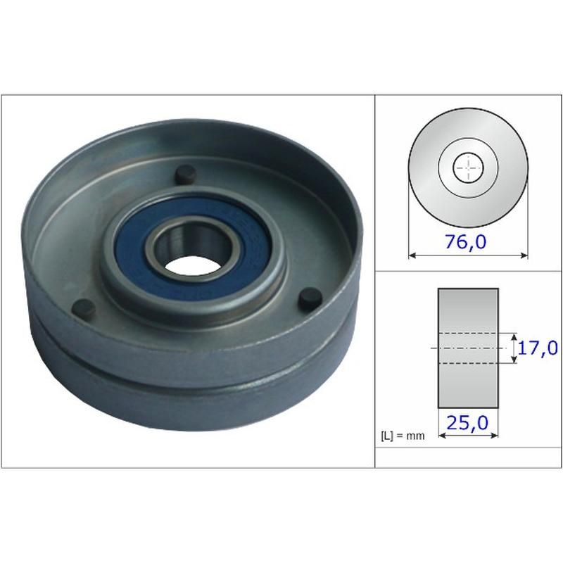INA FT10751 INA BDC FEAD tensioner pulley