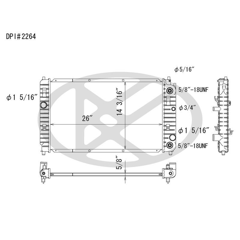 KOYORAD A2264 Koyorad Radiator A2264