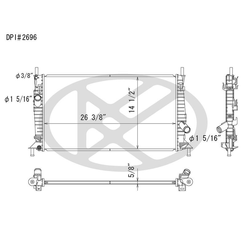 KOYORAD A2696 Koyorad Radiator A2696