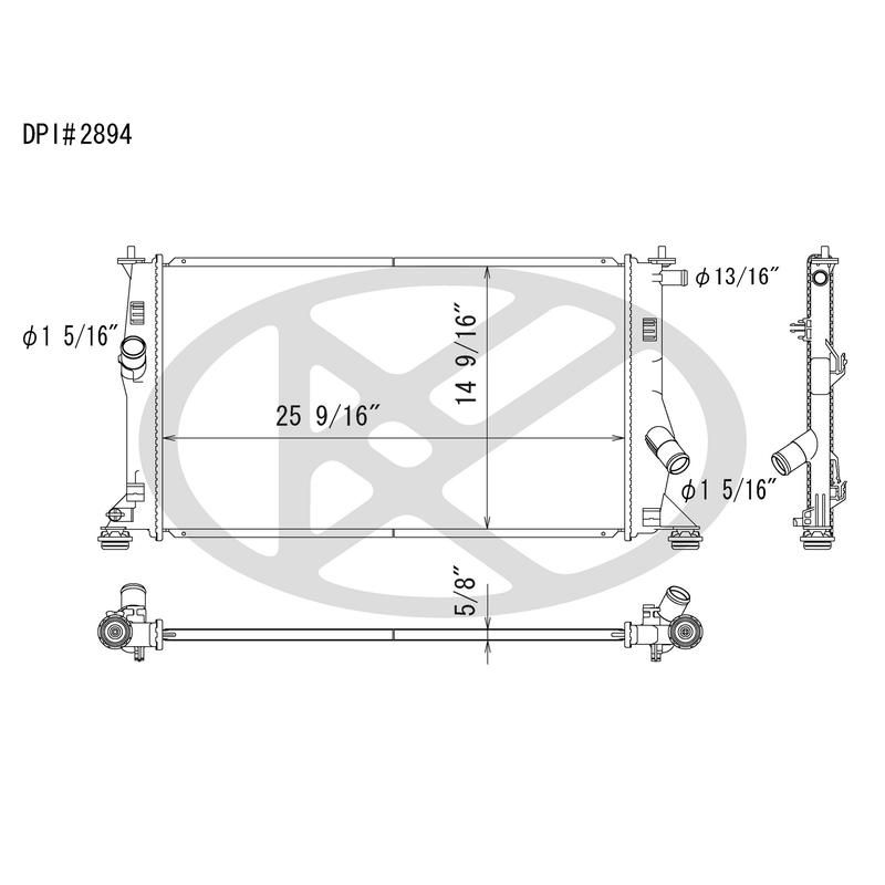 KOYORAD A2894 Koyorad Radiator A2894