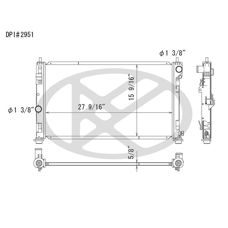 KOYORAD A2951 Koyorad Radiator A2951
