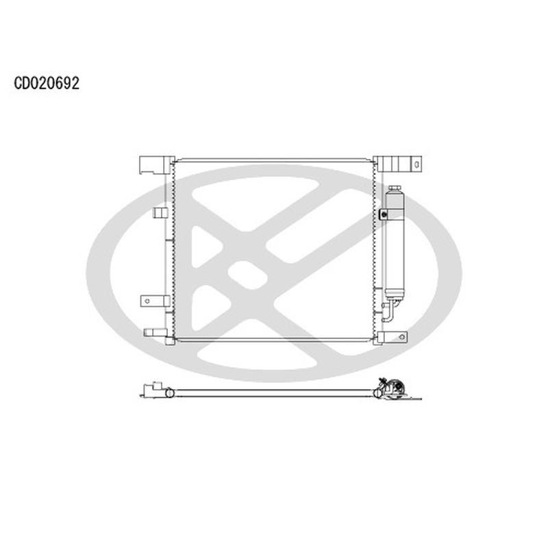 KOYORAD CD020692 Koyorad A/C Condenser CD020692