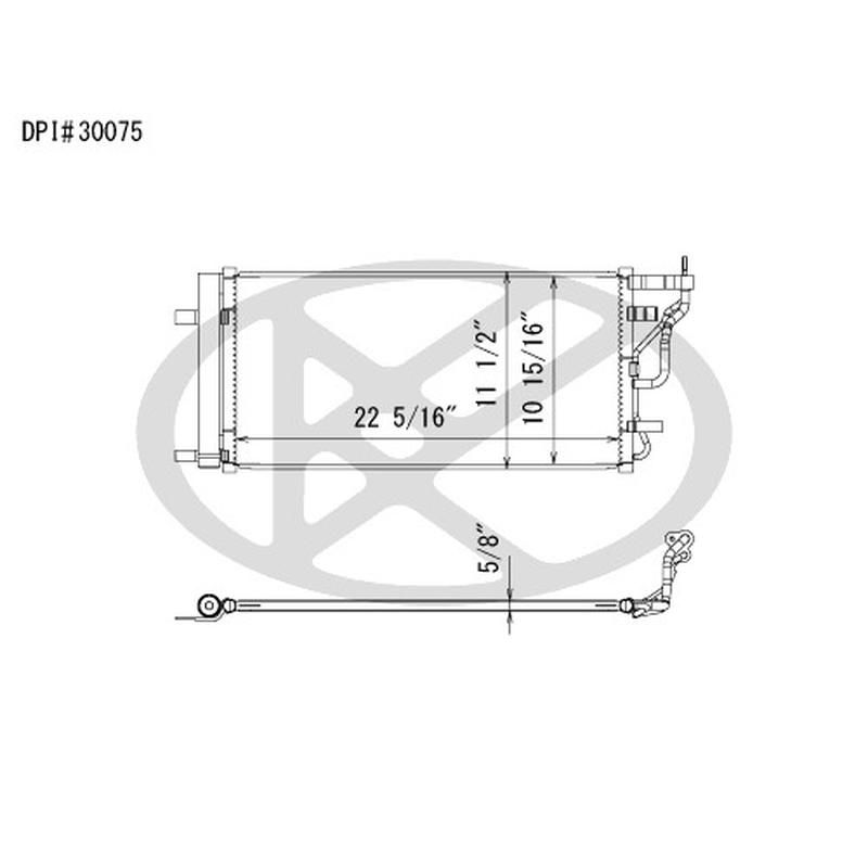 KOYORAD CD811197 Koyorad A/C Condenser CD811197