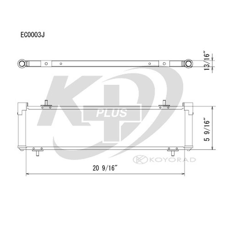 KOYORAD EC0003 Koyorad Automatic Transmission Oil Cooler EC0003