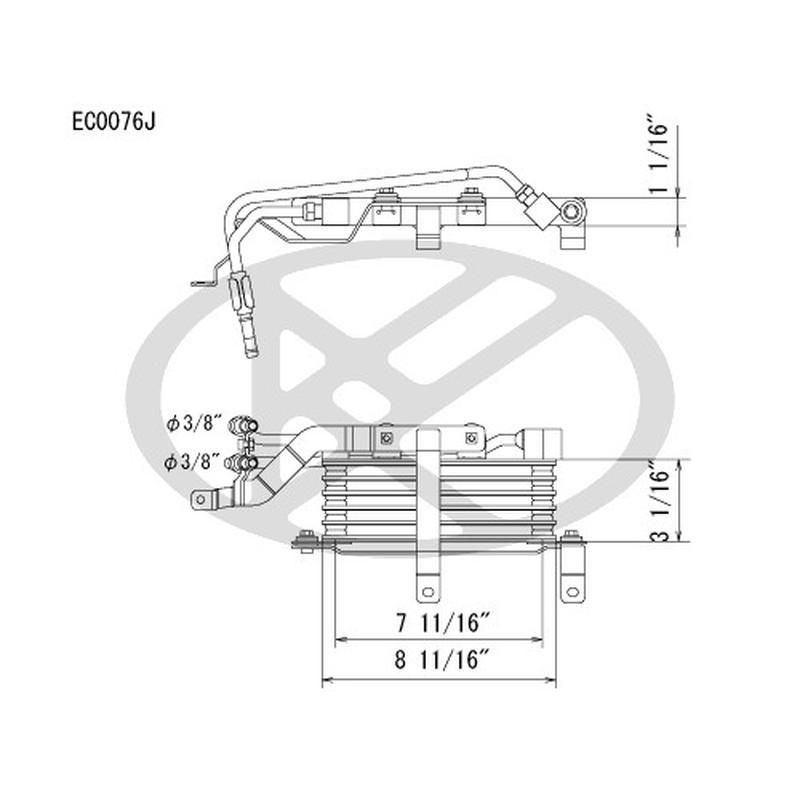 KOYORAD EC0076 Koyorad Automatic Transmission Oil Cooler EC0076