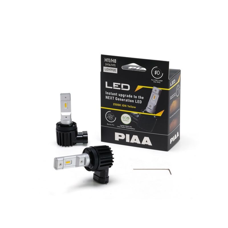 PIAA LEH192E H11/H8 (H16/H9) / 2500K / (Pack of 2)