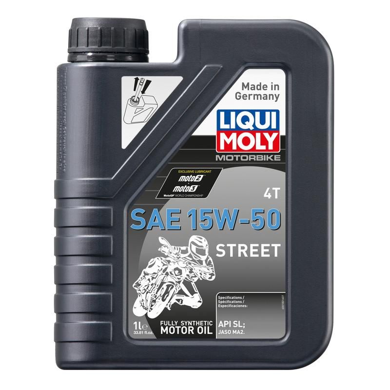 LIQUI MOLY 20058 Motorbike 4T SAE 15W-50 Street