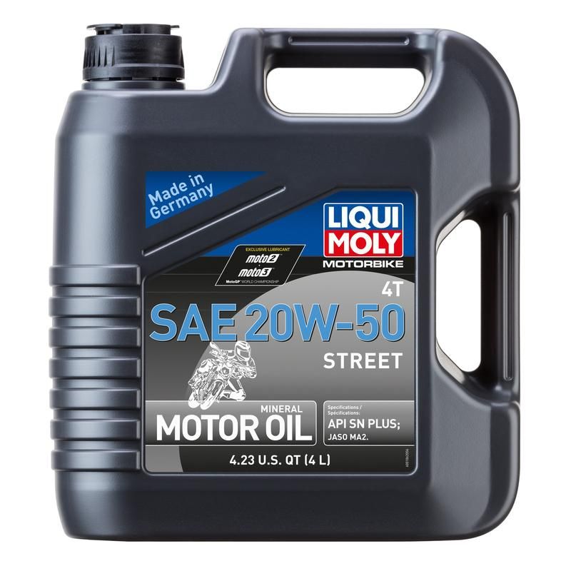 LIQUI MOLY 20064 Motorbike 4T SAE 20W-50 Street