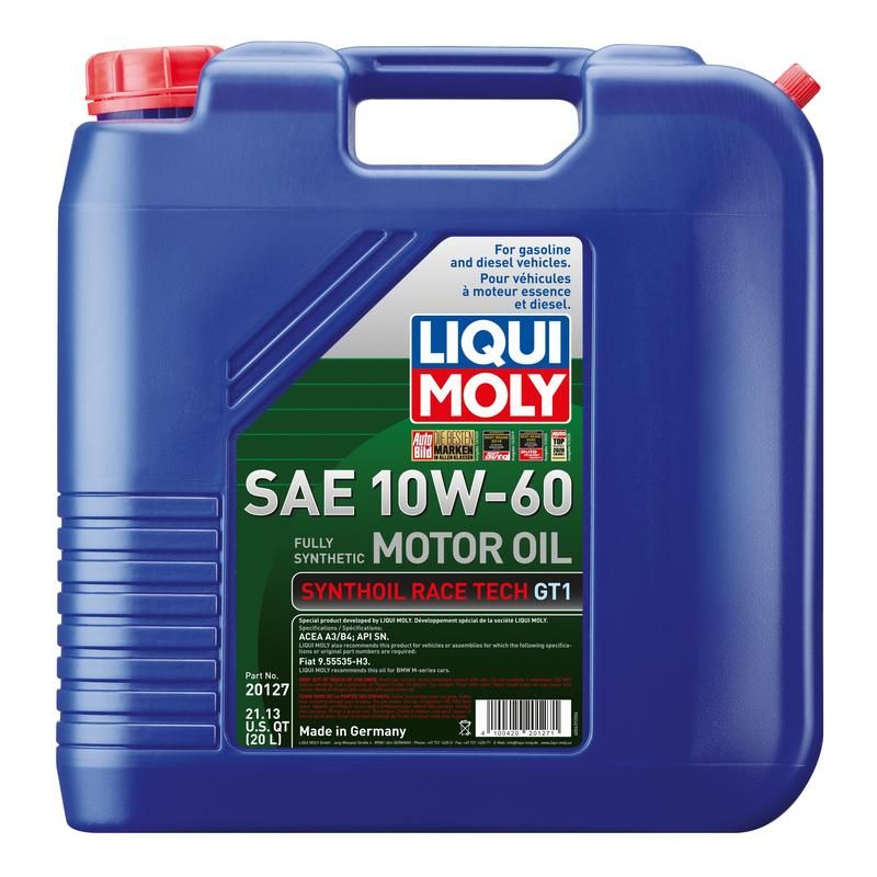 LIQUI MOLY 20127 Synthoil Race Tech GT1 SAE 10W-60
