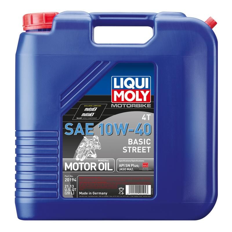 LIQUI MOLY 20194 Motorbike 4T SAE 10W-40