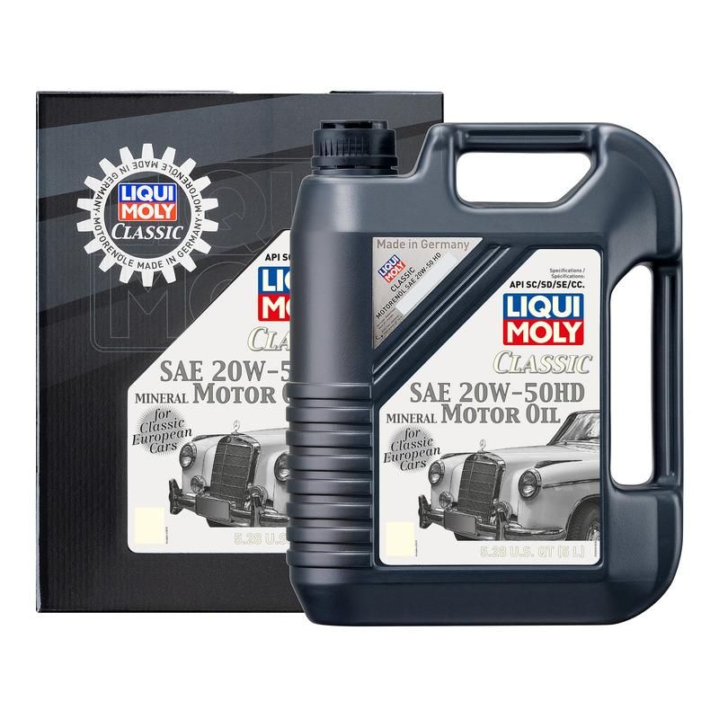 LIQUI MOLY 20262 Classic Motoroil SAE 20W-50 HD