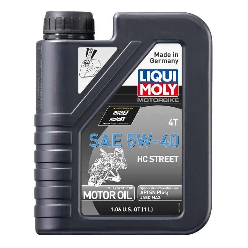 LIQUI MOLY 20412 Motorbike 4T SAE 5W-40 HC Street