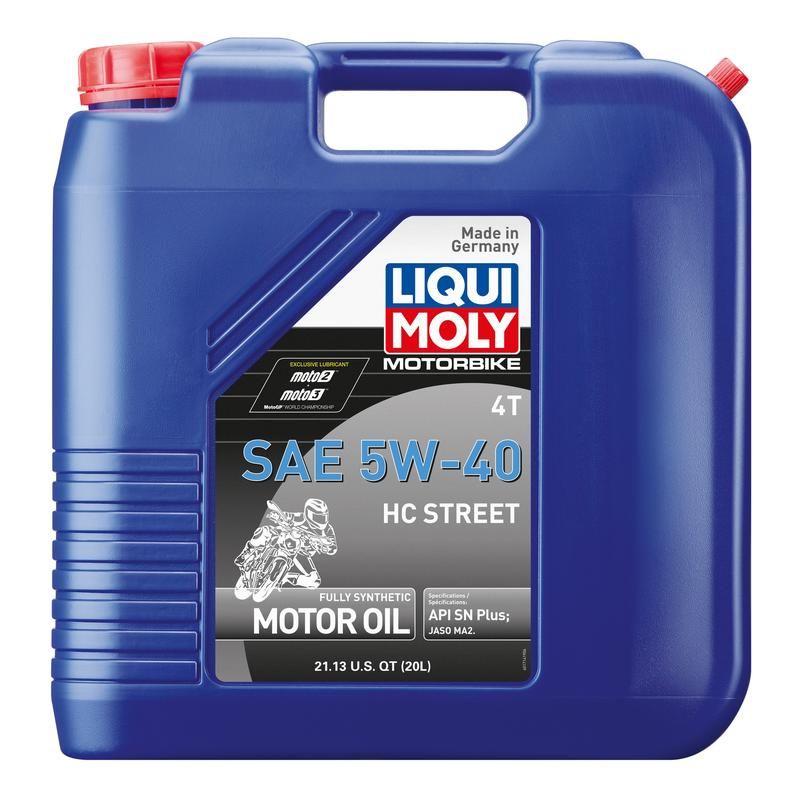 LIQUI MOLY 20416 Motorbike 4T SAE 5W-40 HC Street