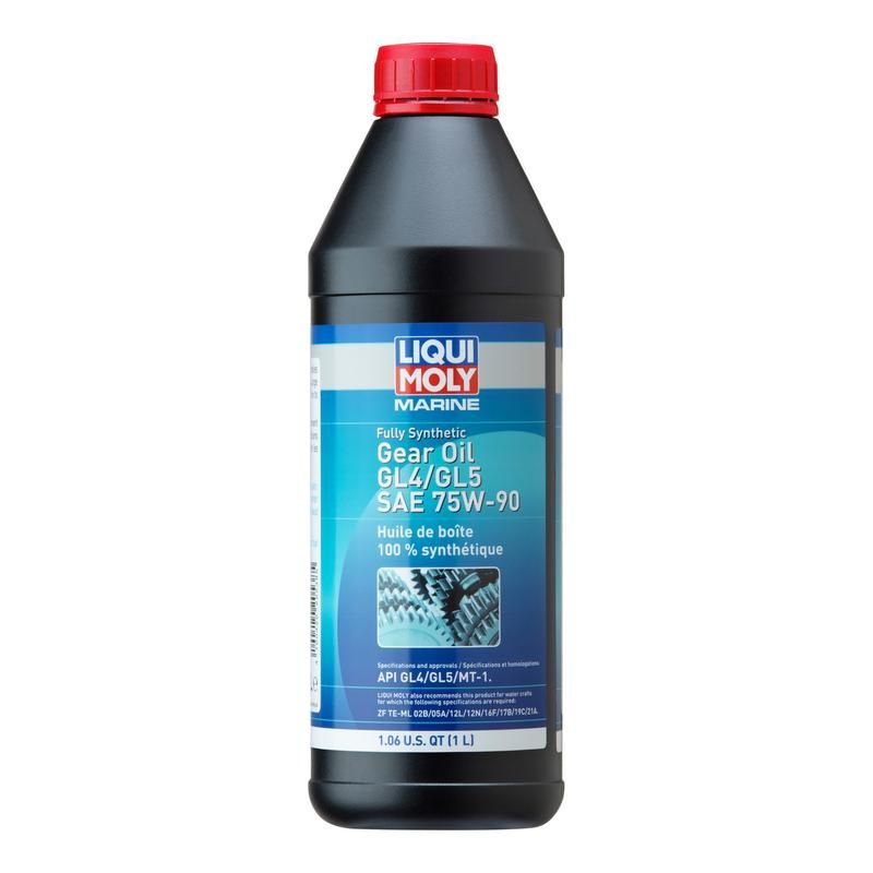 LIQUI MOLY 20538 Marine Fully Synthetic Gear Oil GL4/GL5 SAE 75W-90