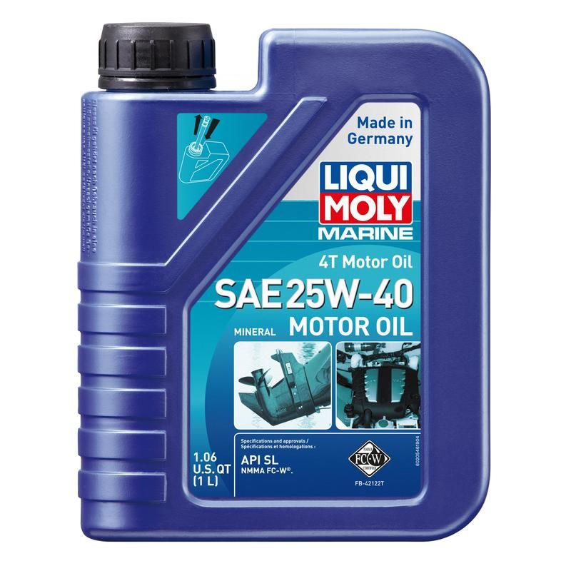 LIQUI MOLY 20546 Marine 4T Motor Oil SAE 25W-40