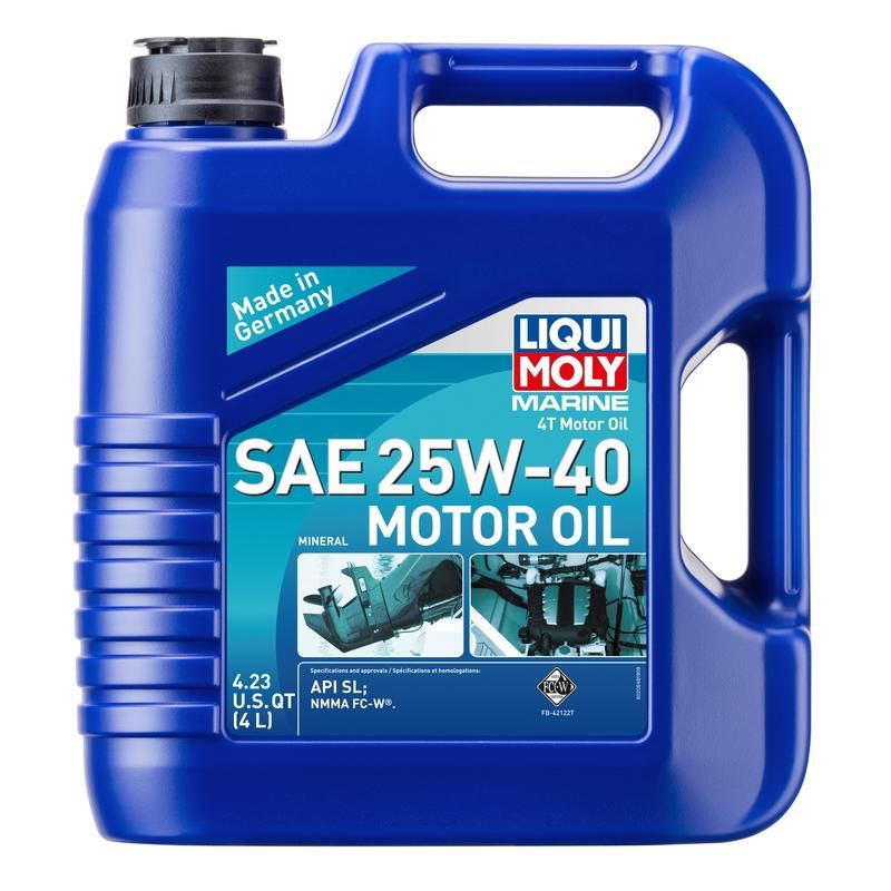 LIQUI MOLY 20548 Marine 4T Motor Oil SAE 25W-40
