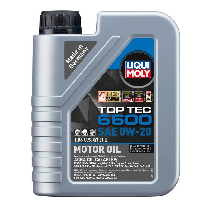LIQUI MOLY 22044 Top Tec 6600 SAE 0W-20