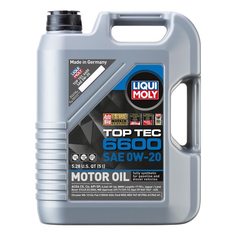 LIQUI MOLY 22046 Top Tec 6600 SAE 0W-20