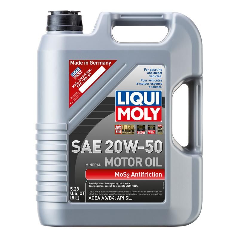 LIQUI MOLY 22072 MoS2 Antifriction Motoroil SAE 20W-50