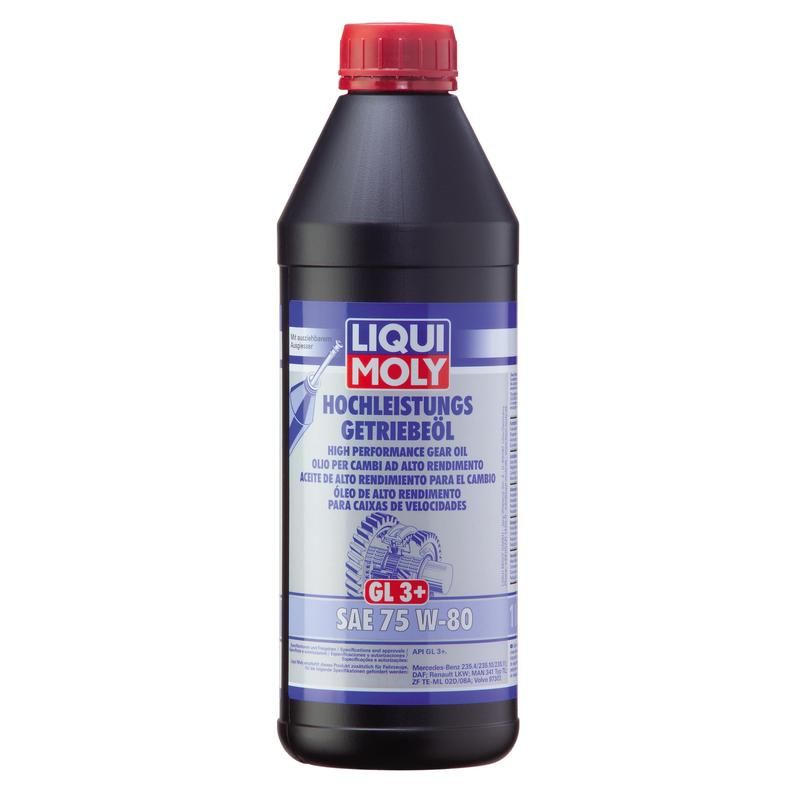 LIQUI MOLY 22080 Hochleistungs-Getriebel (GL3+) SAE 75W-80