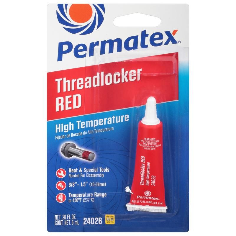 PERMATEX 24026 THREADLOCKER RED 6ML