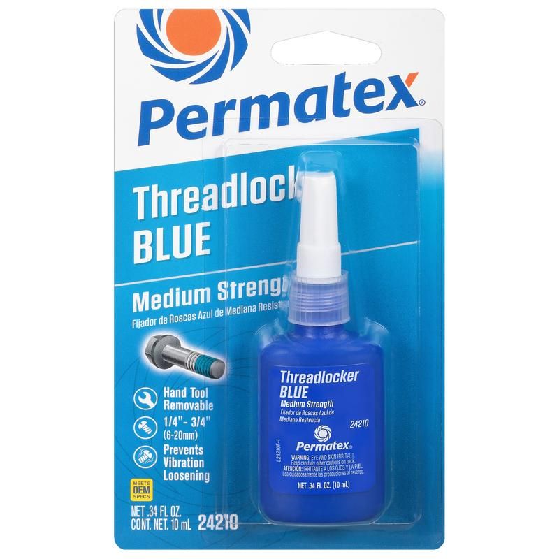 PERMATEX 24210 PERMATEX® Medium Strength Threadlocker Blue