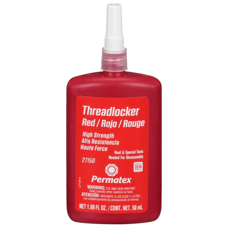 PERMATEX 27150 PERMATEX® High Strength Threadlocker Red