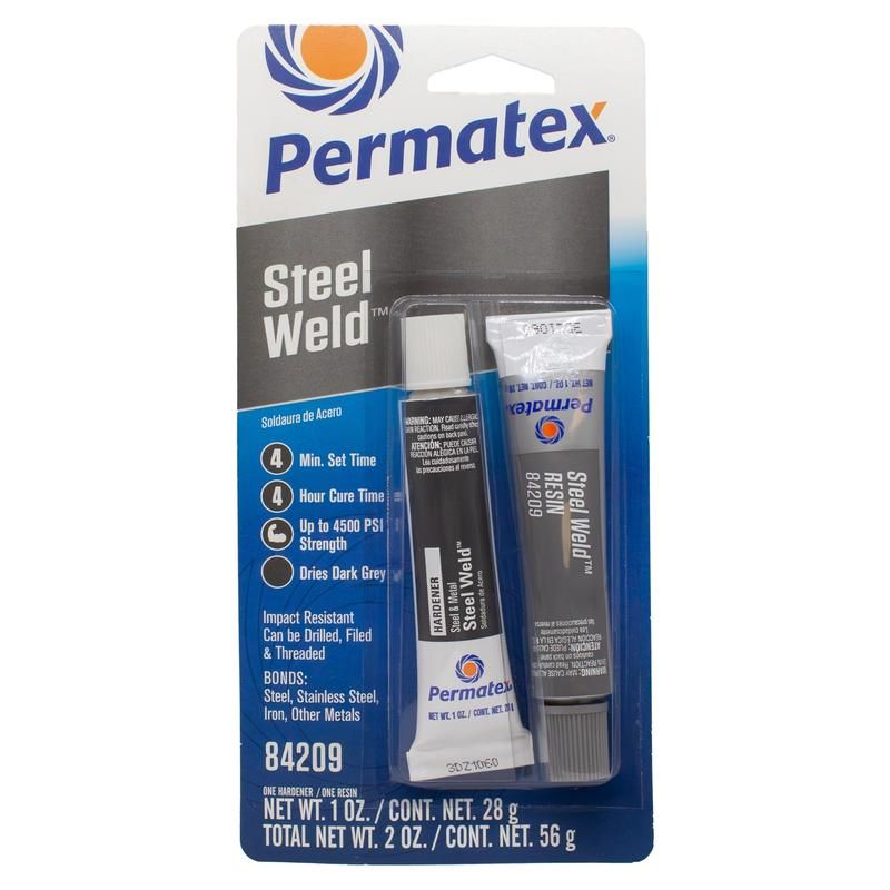 PERMATEX 84209 PERMATEX® PERMAPOXY™ 4 Minute Multi-Metal Epoxy -- Grey