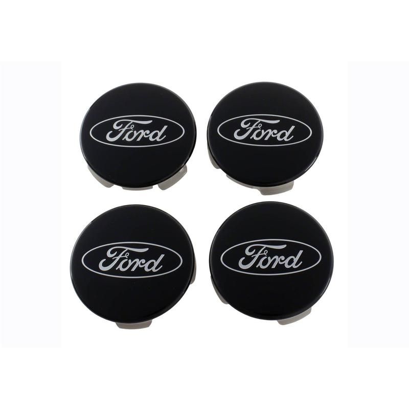 Ford Racing M-1096K-BCT Ford Truck/SUV Black And Chrome Wheel Center Cap Kit