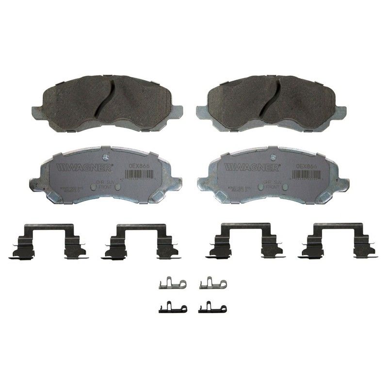 Wagner Brake OEX866 OEX Disc Brake Pad Set Premium Ceramic