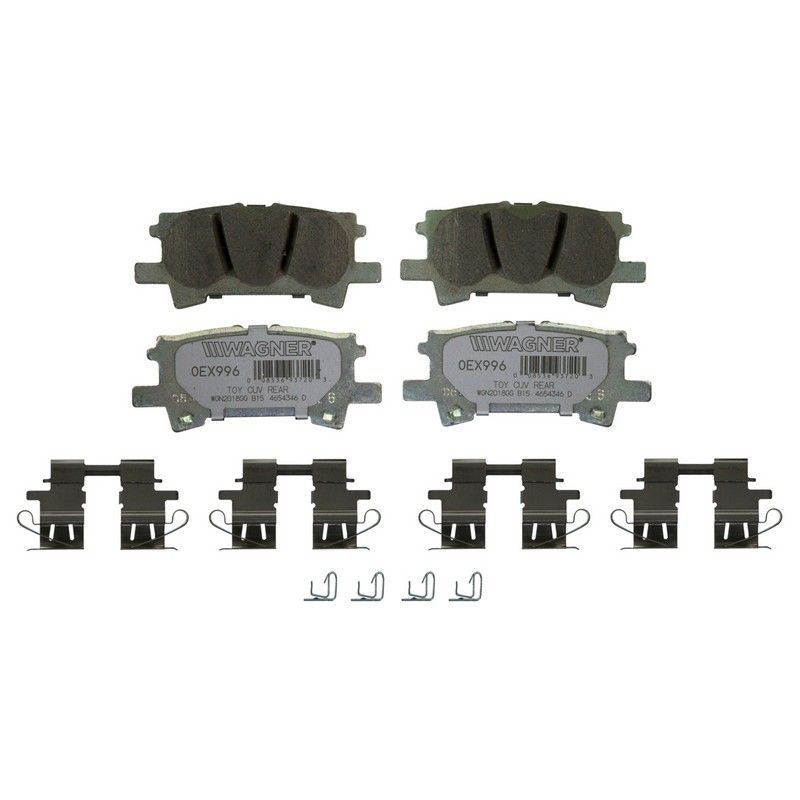 Wagner Brake OEX996 OEX Disc Brake Pad Set Premium Ceramic