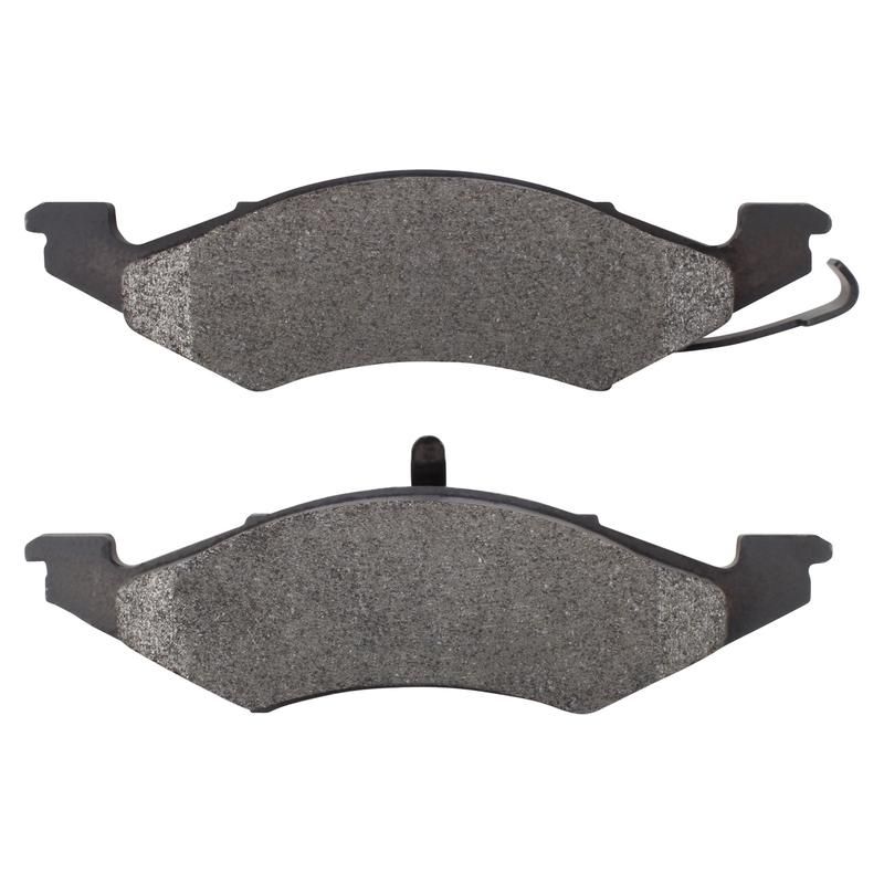 MPA 1001-0257M Quality-Built Premium Semi-Metallic Brake Pads w/ Hardware