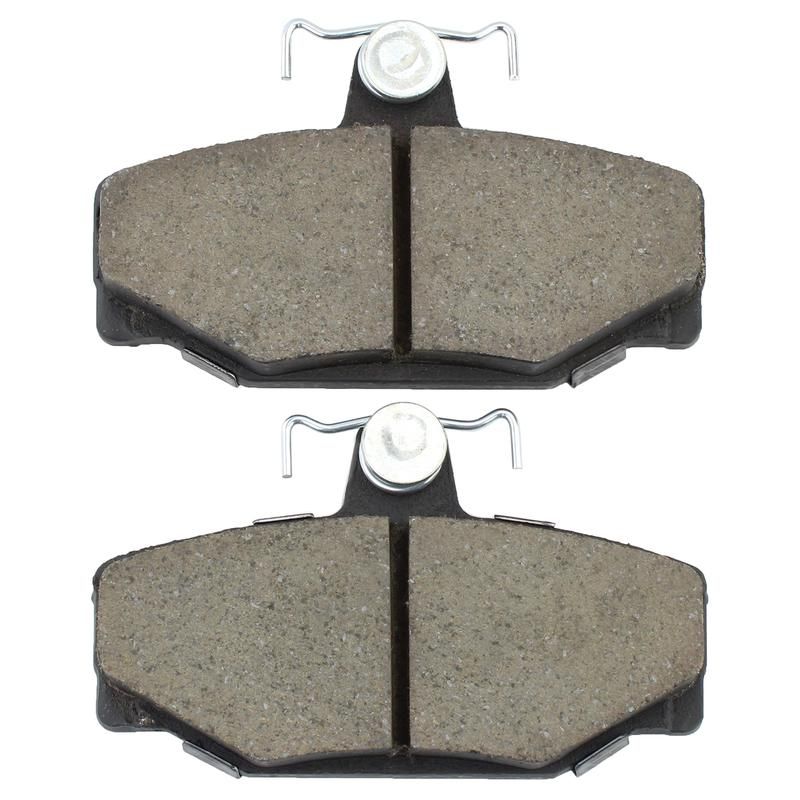 MPA 1001-0391M Quality-Built Premium Semi-Metallic Brake Pads w/ Hardware