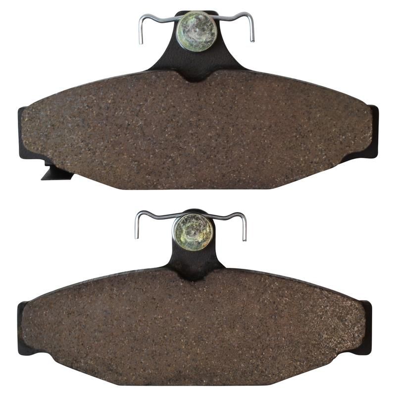 MPA 1001-0413M Quality-Built Premium Semi-Metallic Brake Pads w/ Hardware