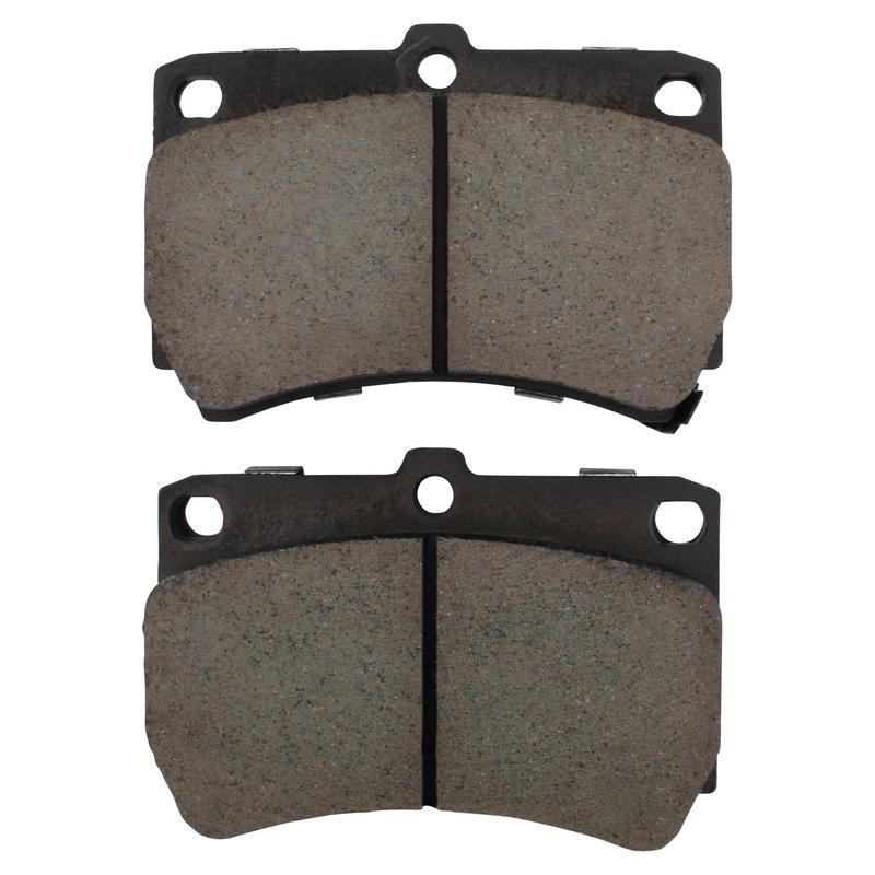 MPA 1001-0466M Quality-Built Premium Semi-Metallic Brake Pads w/ Hardware