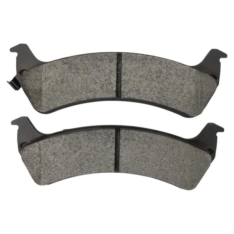 MPA 1001-0625M Quality-Built Premium Semi-Metallic Brake Pads w/ Hardware