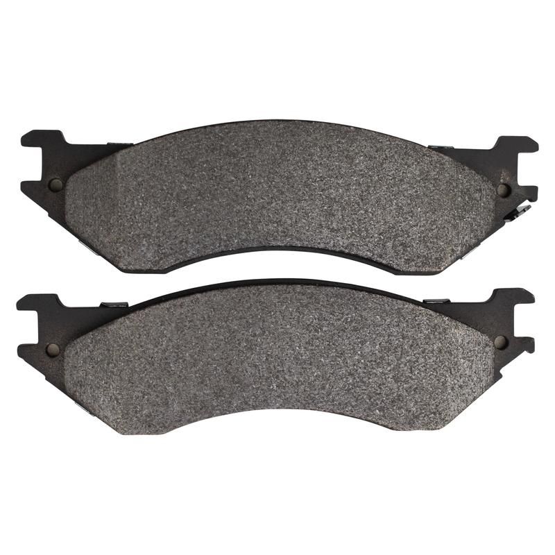 MPA 1001-0702BM Quality-Built Premium Semi-Metallic Brake Pads w/ Hardware