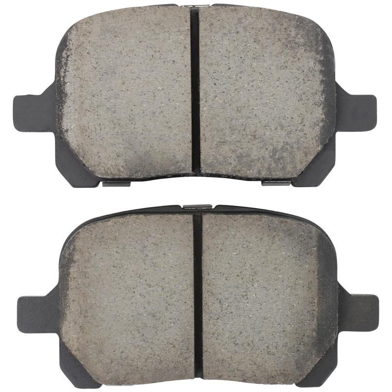 MPA 1001-0707M Quality-Built Premium Semi-Metallic Brake Pads w/ Hardware