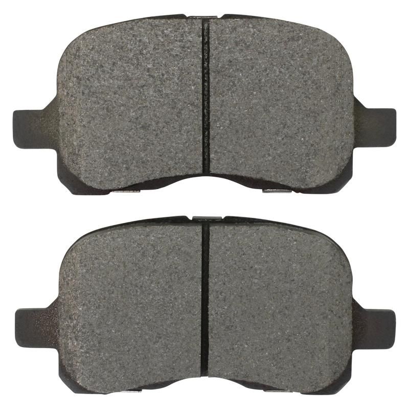MPA 1001-0741M Quality-Built Premium Semi-Metallic Brake Pads w/ Hardware
