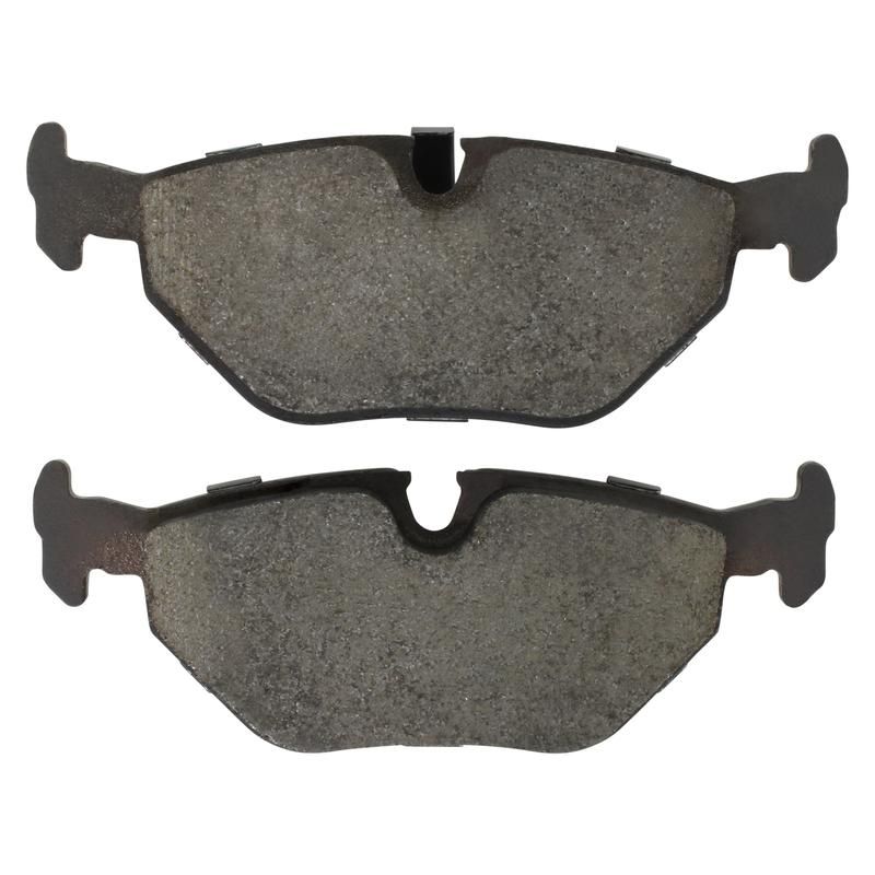 MPA 1001-0763M Quality-Built Premium Semi-Metallic Brake Pads w/ Hardware