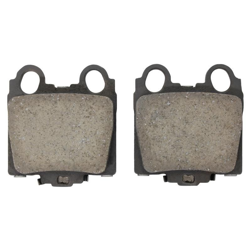 MPA 1001-0771M Quality-Built Premium Semi-Metallic Brake Pads w/ Hardware
