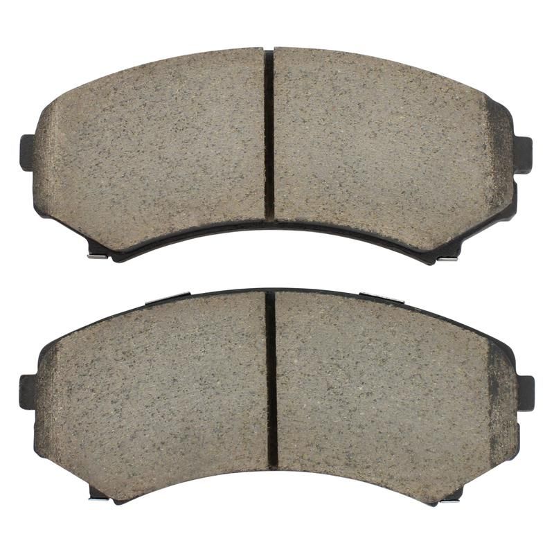 MPA 1001-0867M Quality-Built Premium Semi-Metallic Brake Pads w/ Hardware
