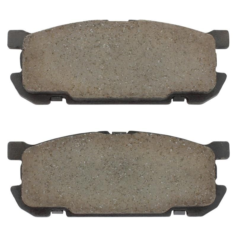 MPA 1001-0891M Quality-Built Premium Semi-Metallic Brake Pads