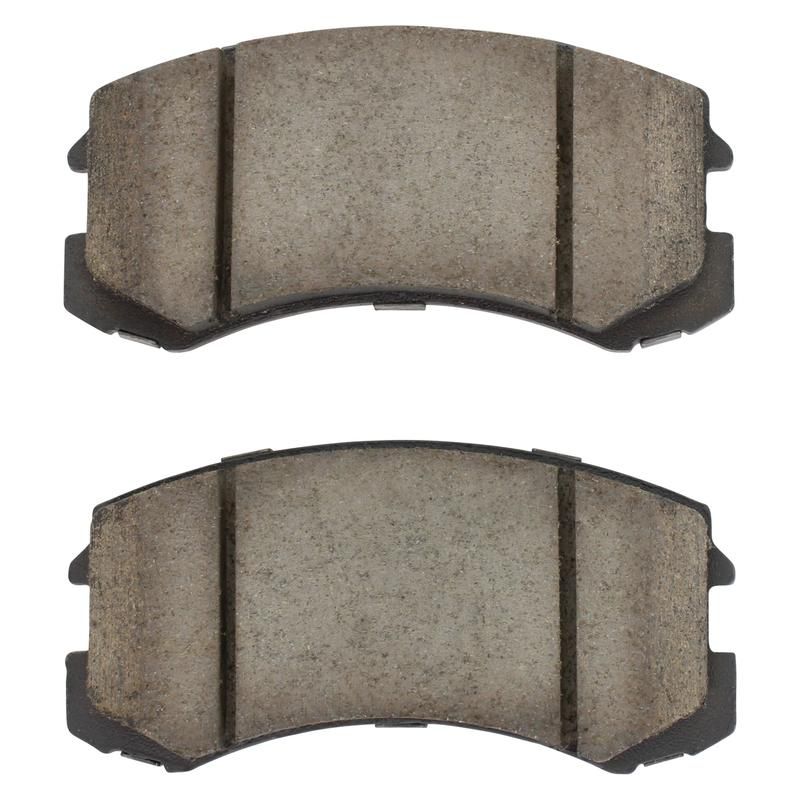 MPA 1001-0904M Quality-Built Premium Semi-Metallic Brake Pads w/ Hardware