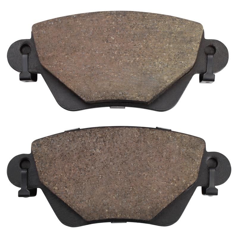 MPA 1001-0911M Quality-Built Premium Semi-Metallic Brake Pads
