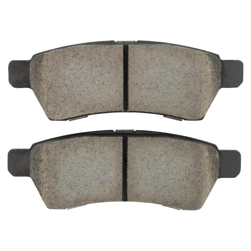 MPA 1001-1100M Quality-Built Premium Semi-Metallic Brake Pads w/ Hardware
